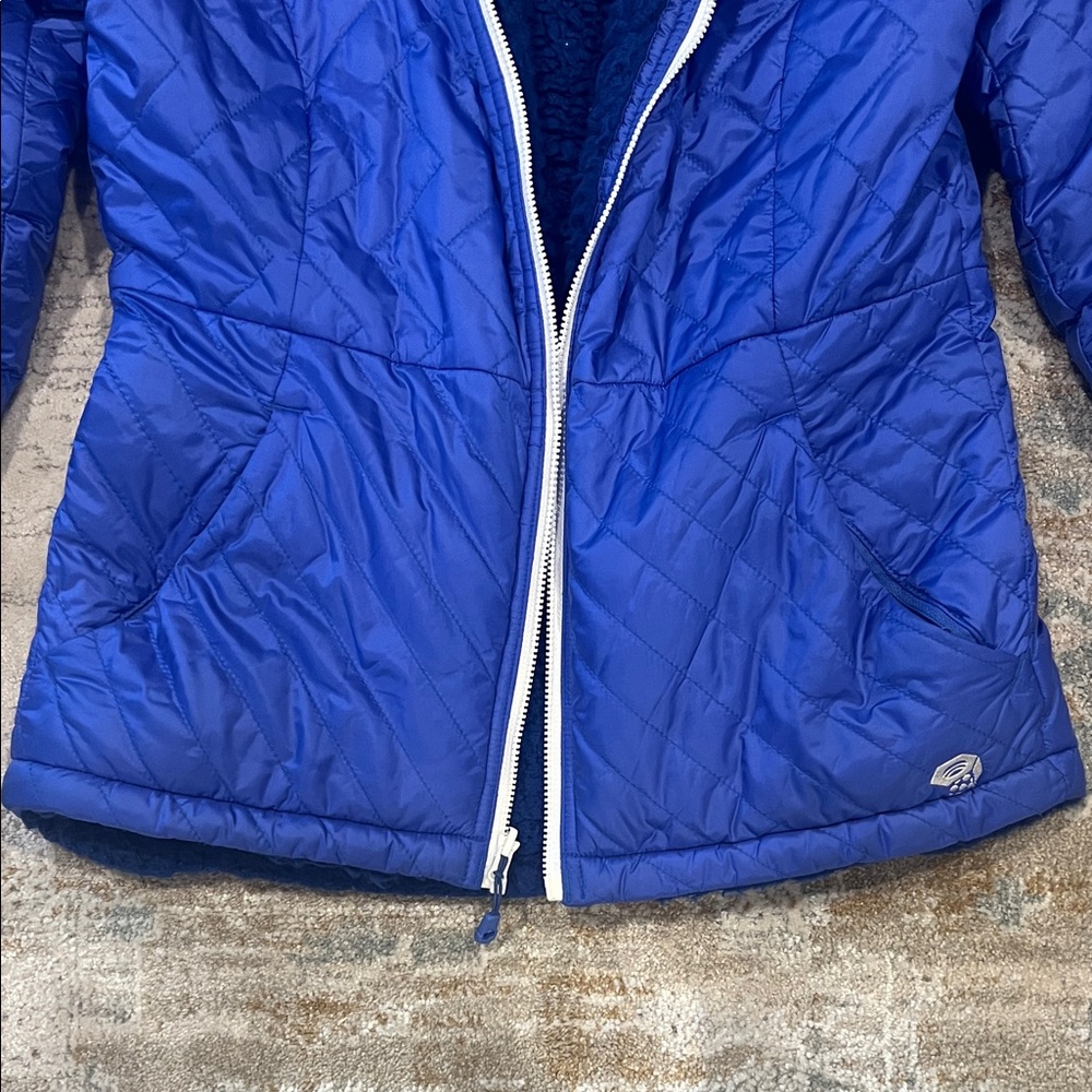 ‼️ Reversible Blue Quilted Jacket ‼️ - Picture 3 of 6